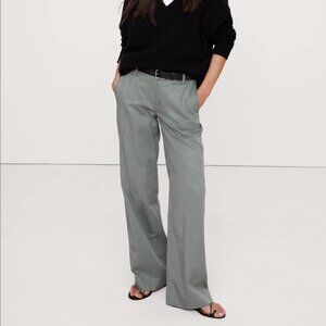 Banana Republic Wide Leg Pant XL Gray Succulent - The Everyday Trouser